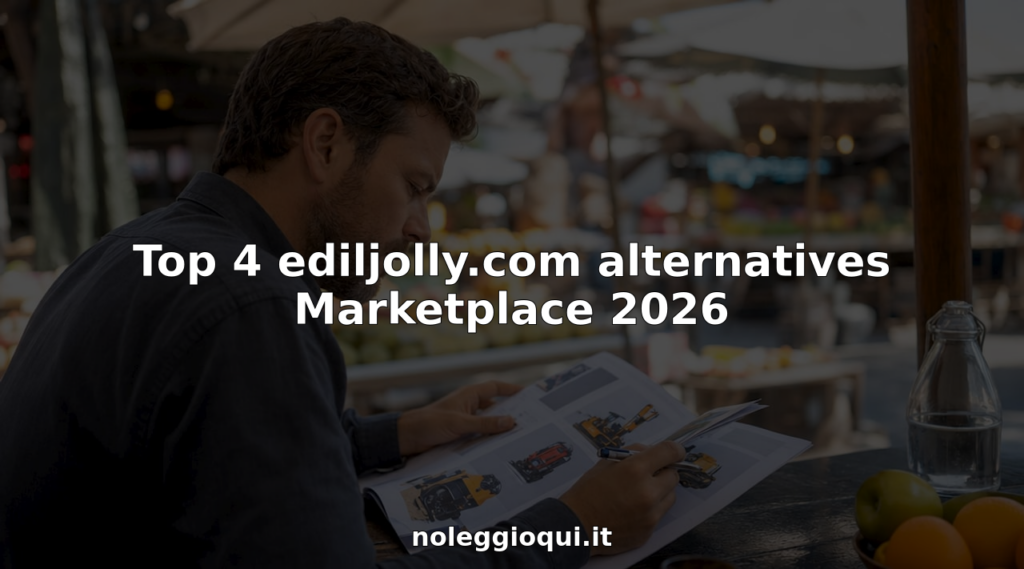 Il responsabile esamina i cataloghi delle attrezzature a noleggio per valutare le soluzioni più adatte alle esigenze dell’azienda.
