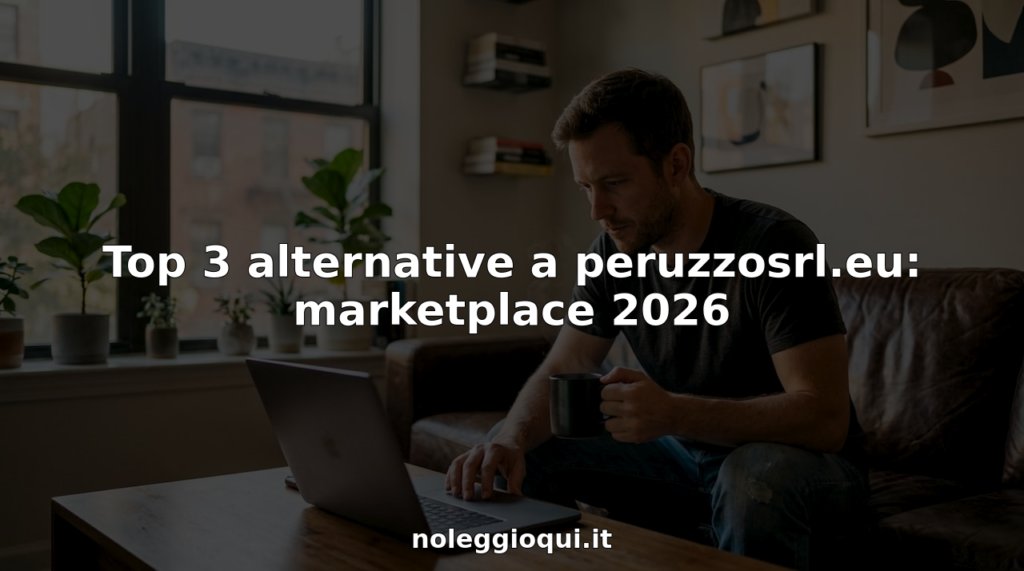 Imprenditore che consulta annunci di case in affitto seduto alla scrivania del suo home office