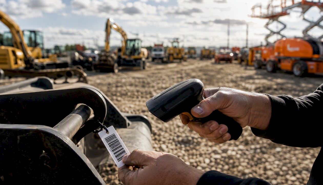 Controllo manuale dell’attrezzatura a noleggio