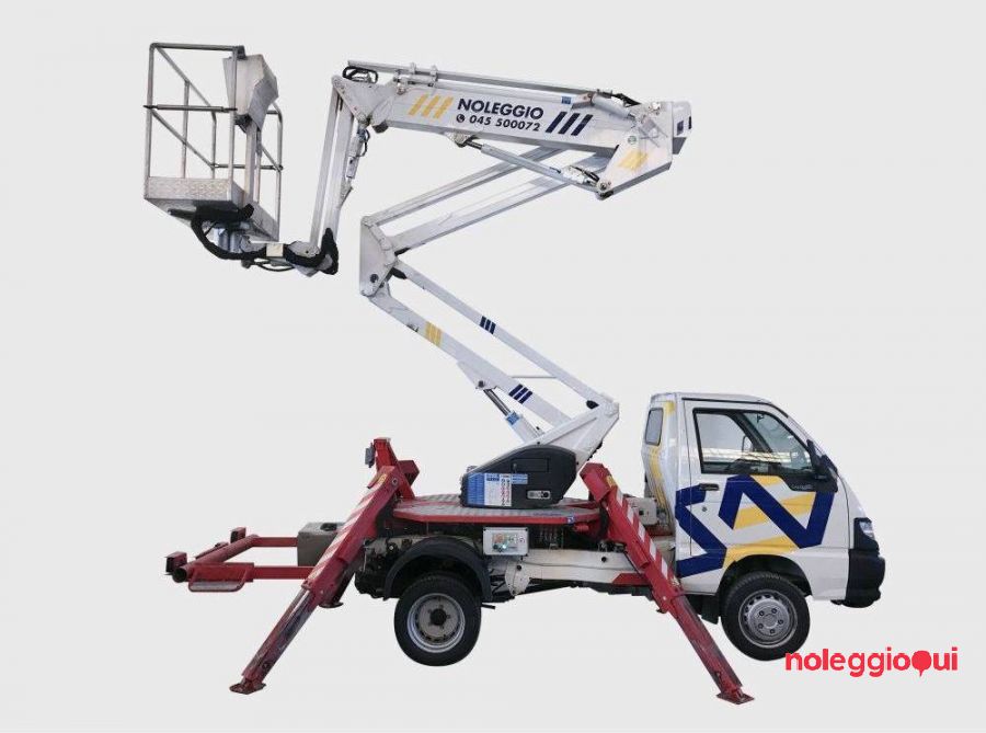 Piattaforma autocarrata EUROSKY 14 JIB