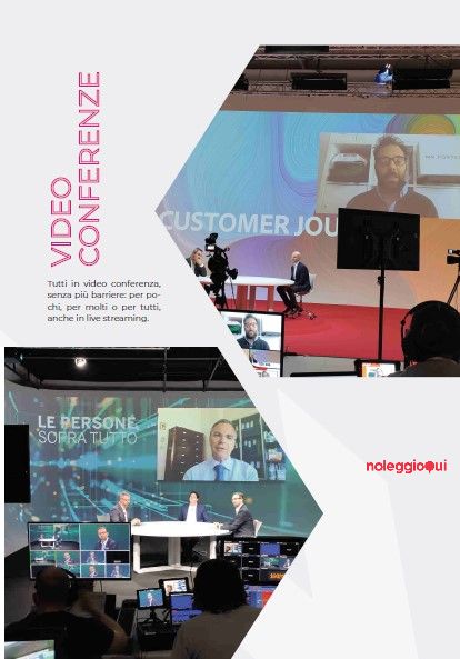 Eventi streaming, videoconferenze, conferenze stampa