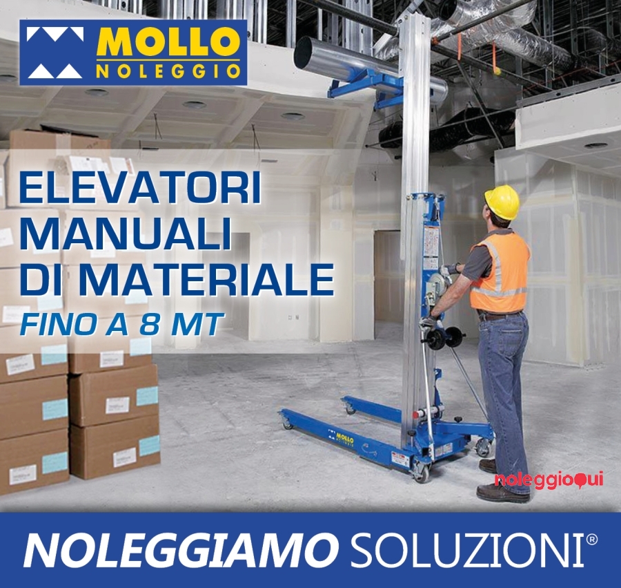 ELEVATORI MANUALI DI MATERIALI