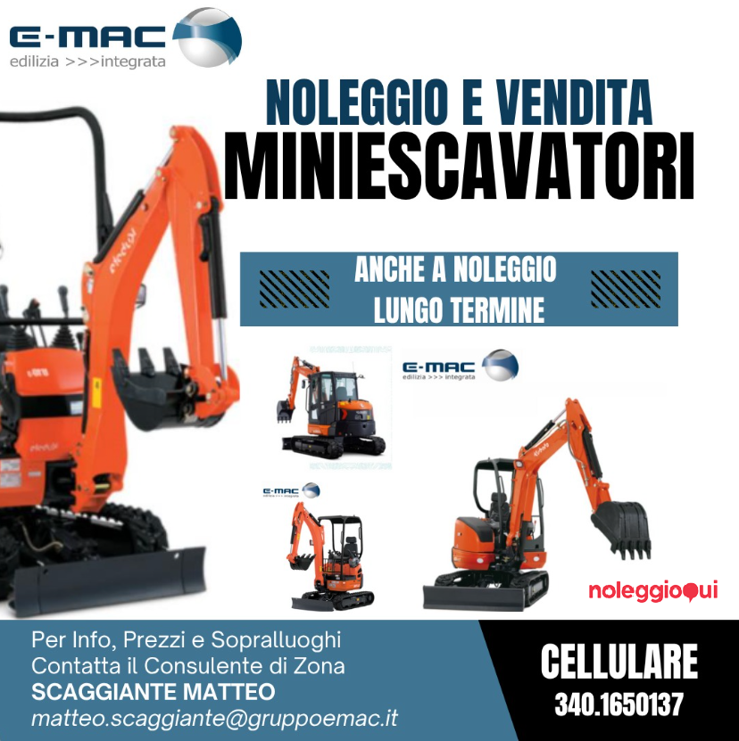 Miniescavatore Kubota U18