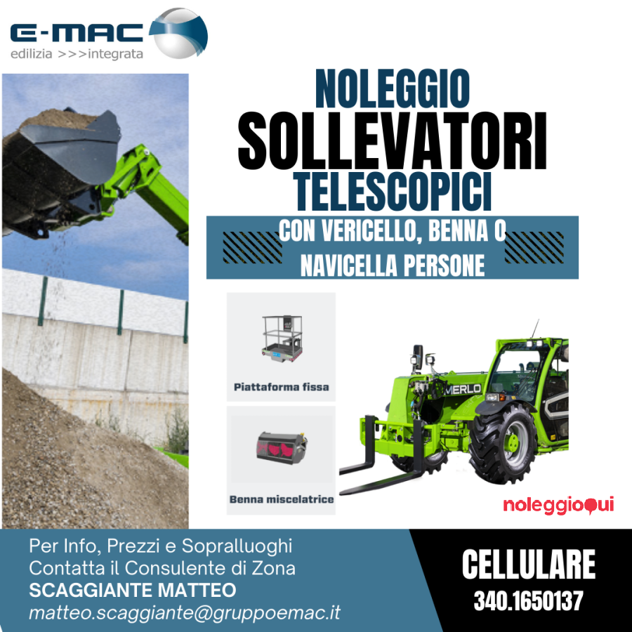 Sollevatori Telescopici e Rotativi