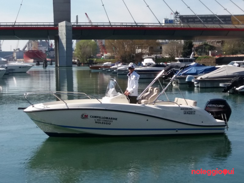 Barca A1 Quick Silver  Activ  605 Open + Mercury   F 115 CT  ( patente )